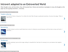 Tablet Screenshot of extroversionofintrospective.blogspot.com