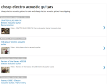 Tablet Screenshot of electroacousticguitar.blogspot.com