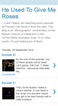 Mobile Screenshot of heusedtogivemeroses.blogspot.com