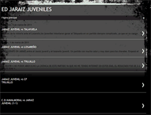 Tablet Screenshot of juvenilesjaraiz.blogspot.com