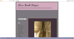 Desktop Screenshot of cleverneedledesigns.blogspot.com