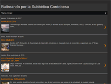 Tablet Screenshot of buitreandoporlasubbetica.blogspot.com