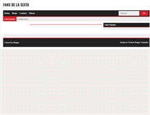Tablet Screenshot of fansdelasexta.blogspot.com