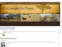 Tablet Screenshot of itsarealjungleoutthere.blogspot.com