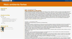 Desktop Screenshot of meioambientefortes.blogspot.com