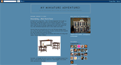 Desktop Screenshot of myminiatureadventure.blogspot.com