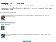 Tablet Screenshot of pedagogiaypensamientocritico.blogspot.com