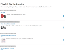 Tablet Screenshot of fluxlistnorthamerica.blogspot.com