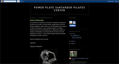 Desktop Screenshot of powerplatesantanderpilatescenter.blogspot.com