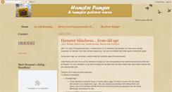 Desktop Screenshot of hamsterpamper.blogspot.com