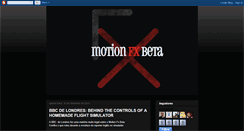 Desktop Screenshot of motionfxbeta.blogspot.com