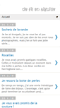 Mobile Screenshot of de-fil-en-aiguille.blogspot.com