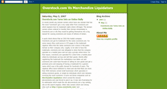 Desktop Screenshot of overstckliquidators.blogspot.com