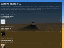 Tablet Screenshot of alianzaabracista.blogspot.com