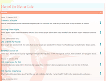 Tablet Screenshot of herbalisbetter.blogspot.com