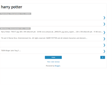 Tablet Screenshot of harrypotterharrypotter3.blogspot.com