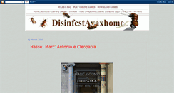 Desktop Screenshot of disinfestavaxhome.blogspot.com
