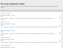 Tablet Screenshot of foryourpleasureradio.blogspot.com