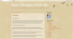 Desktop Screenshot of morethoughtsfrome.blogspot.com