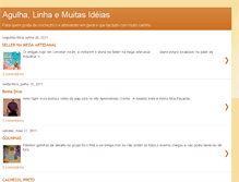 Tablet Screenshot of agulhalinhaemuitasideias.blogspot.com