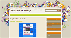 Desktop Screenshot of entiregeneralknowledge.blogspot.com