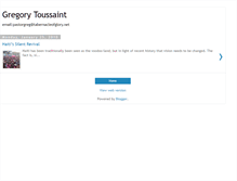 Tablet Screenshot of gregevangelisticministries.blogspot.com