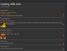 Tablet Screenshot of cookingwithjohnbgan.blogspot.com