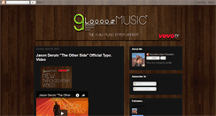 Desktop Screenshot of gloooosmusic.blogspot.com