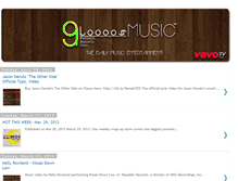 Tablet Screenshot of gloooosmusic.blogspot.com