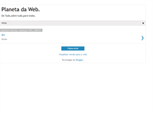 Tablet Screenshot of planetadaweb.blogspot.com