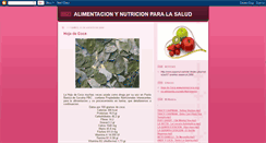 Desktop Screenshot of alimentacionynutricionensalud.blogspot.com