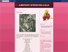 Tablet Screenshot of alimentacionynutricionensalud.blogspot.com