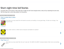 Tablet Screenshot of night-time-kid-stories.blogspot.com