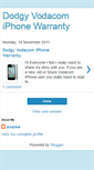 Mobile Screenshot of dodgyiphonewarranty.blogspot.com