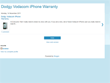 Tablet Screenshot of dodgyiphonewarranty.blogspot.com