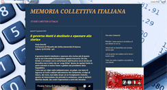 Desktop Screenshot of memoriacollettivitaliana.blogspot.com