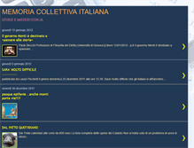 Tablet Screenshot of memoriacollettivitaliana.blogspot.com