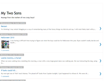 Tablet Screenshot of mytwocrazysons.blogspot.com