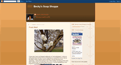 Desktop Screenshot of beckyssoapshoppe.blogspot.com