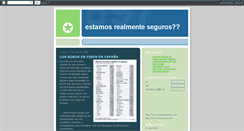 Desktop Screenshot of inseguridadciudadanaobxetivos.blogspot.com