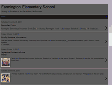 Tablet Screenshot of farmingtonelementary.blogspot.com