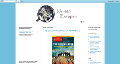 Desktop Screenshot of identitaeuropea.blogspot.com