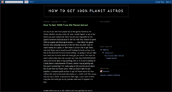 Desktop Screenshot of freeogplanetastros.blogspot.com