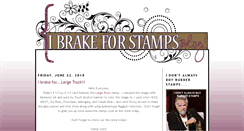 Desktop Screenshot of ibrakeforstamps.blogspot.com