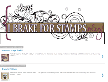 Tablet Screenshot of ibrakeforstamps.blogspot.com