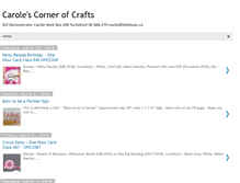 Tablet Screenshot of carolescornerofcrafts.blogspot.com