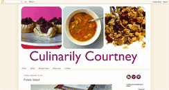 Desktop Screenshot of culinarilycourtney.blogspot.com