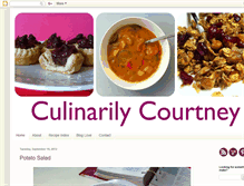 Tablet Screenshot of culinarilycourtney.blogspot.com