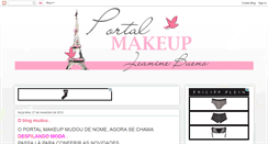 Desktop Screenshot of portalmakeup.blogspot.com