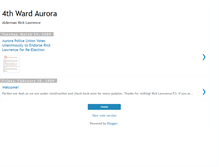 Tablet Screenshot of 4thwardaurora.blogspot.com